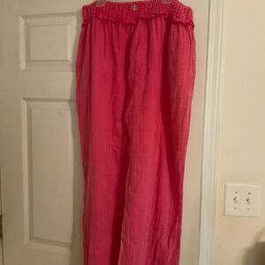 Women’s Size L Pink Simply Southern Pants NWT